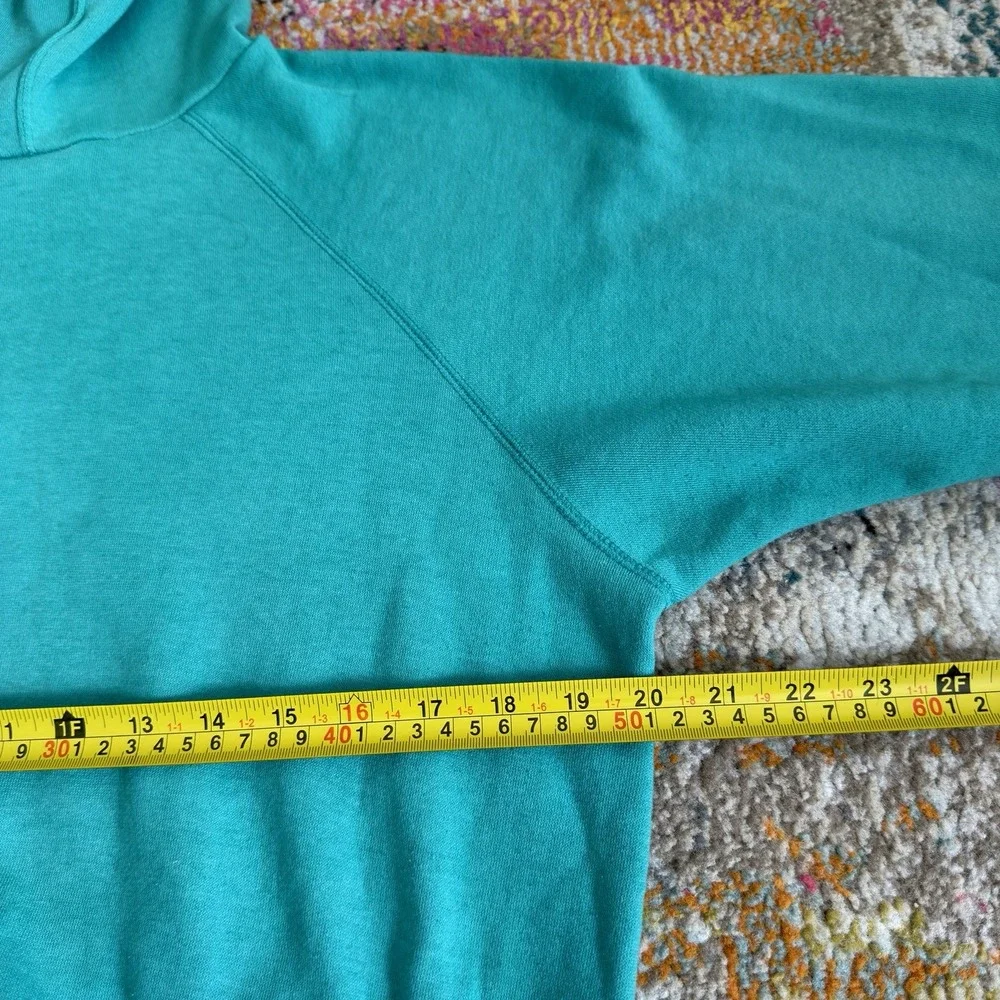 Vintage 80s Adidas Trefoil Embroidered Hoodie Check measurements